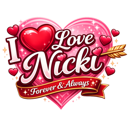 I Love Nicki Logo